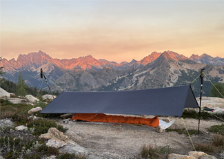 Ultralight silnylon tarp