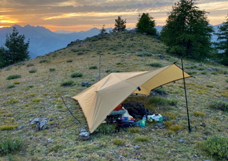 Ultralight Silpoly 9x9 Tarp